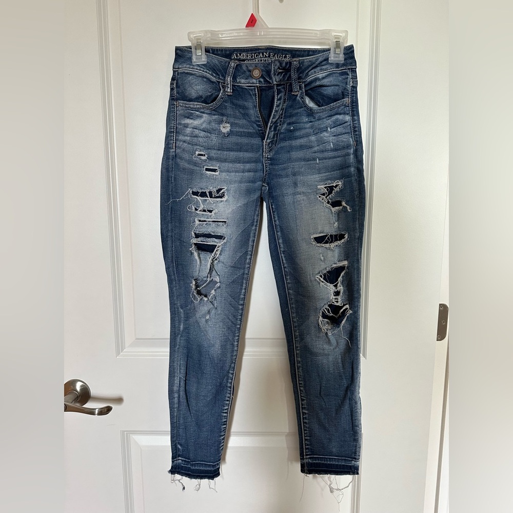American Eagle Outfitters Super Stretch Hi-Rise Jegging Crop